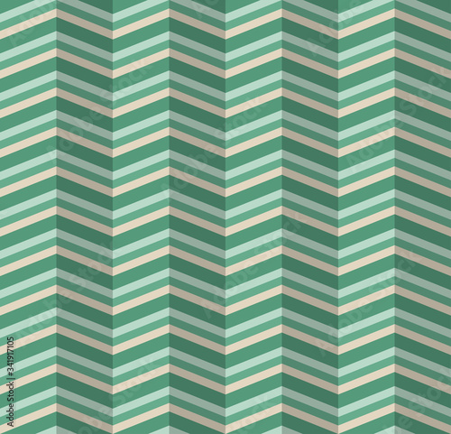 The Green Arrows Fabric Patterns, Abstract Colorful Folded Sheet Background