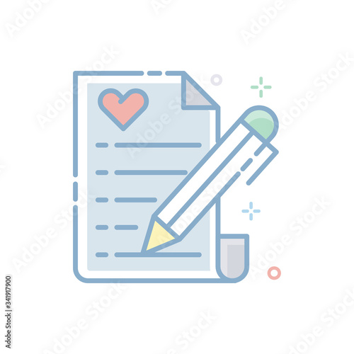 Wish List Vector icon