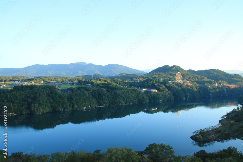 Obraz premium 恵那峡(岐阜県恵那市)