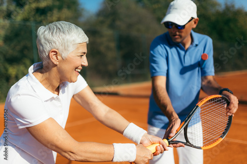 Tennis Training for Senior People
