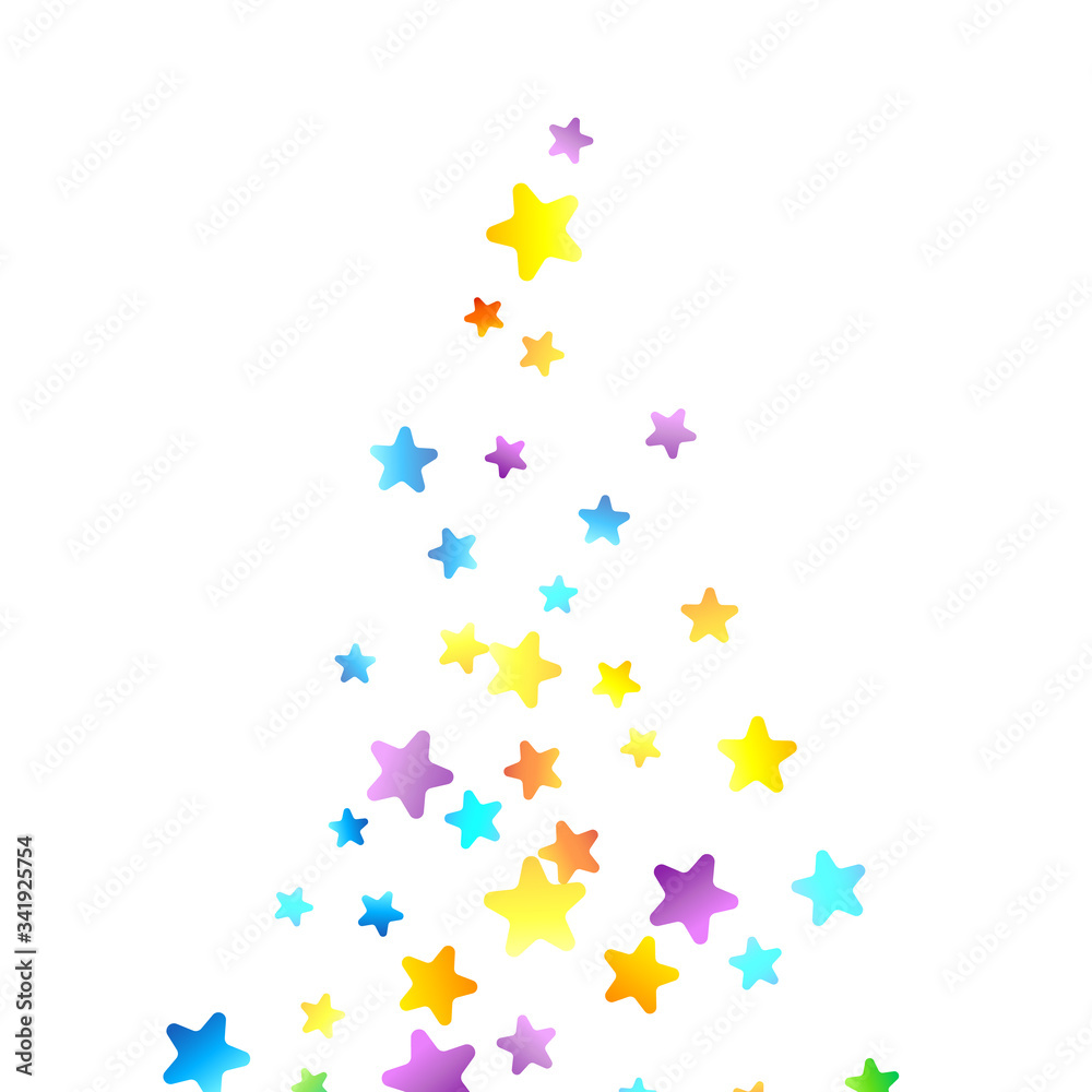 Rainbow Festive Confetti. Carnival Star Falling. Rainbow Festive Confetti. Carnival Star Falling.