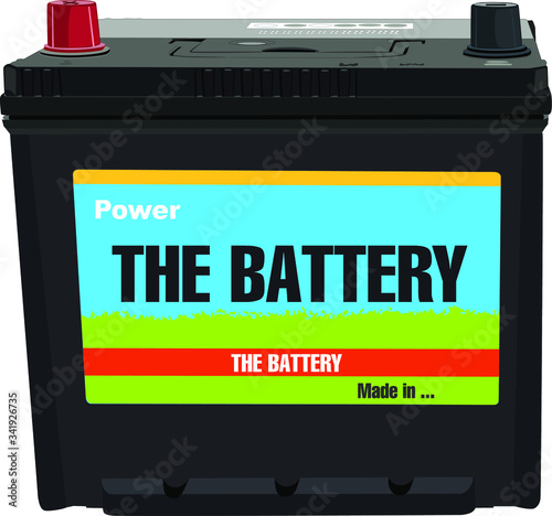 Battery for vehicles or for cars vector image