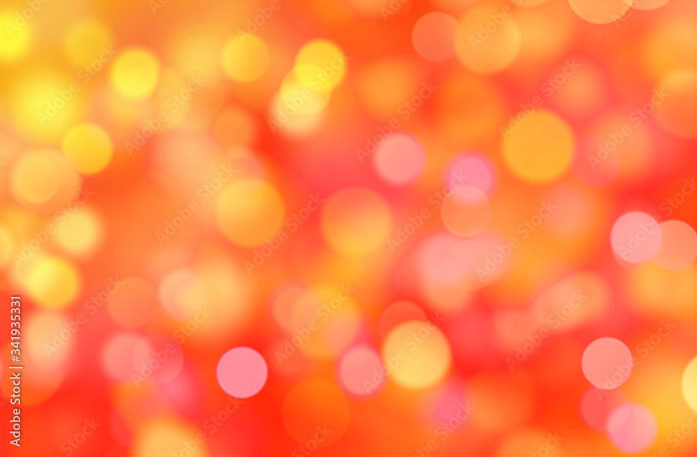 Elegant Luxury Gold Bokeh On Red Background. Elegant Luxury Gold Bokeh On Red Background.