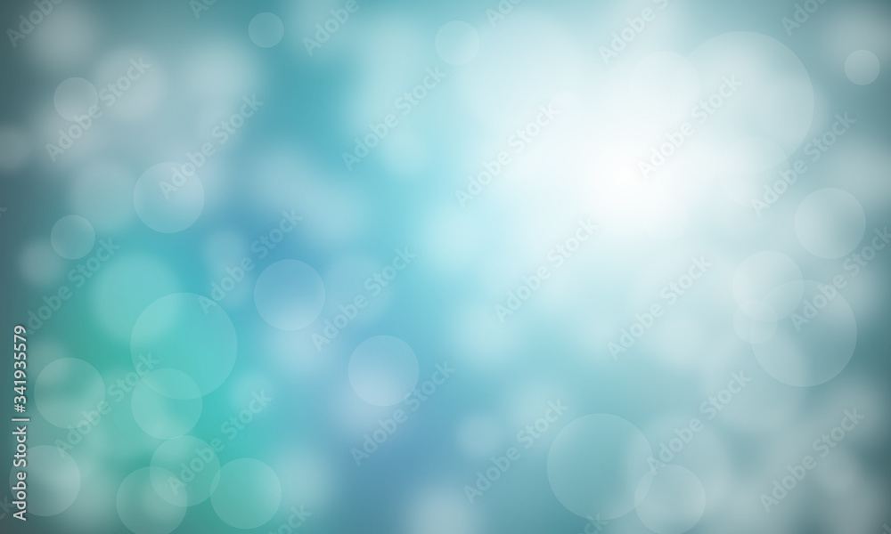 blue bokeh for abstract background