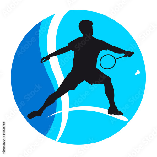 Badminton Sport graphic in vector quality