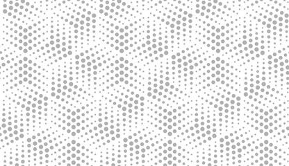 Fototapete Schwarz-weiße geometrische Muster Punktegitter Grau Weiss Geometrisches Ornament  © ELENA