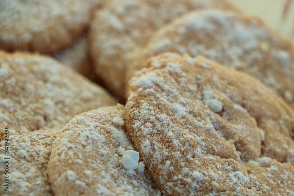 weißer Zuckerkeks weißer Zuckerkeks