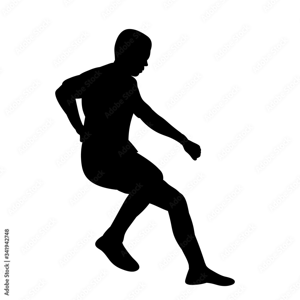 white background, football player silhouette white background, football player silhouette