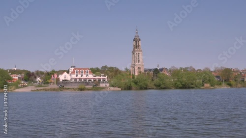 Rhenen Church in the Netherlands alond the river Nederrijn photo