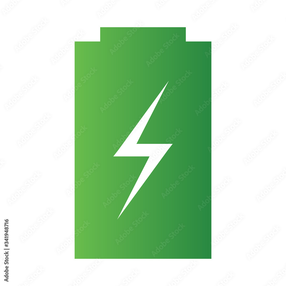 Simple battery green icon with ecology concept. Save energy icon sign symbol. Recycle logo. Vector illustration for any design. Simple battery green icon with ecology concept. Save energy icon sign symbol. Recycle logo. Vector illustration for any design.