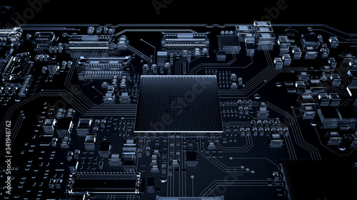 Circuit Board Visual Effects A Angle 03