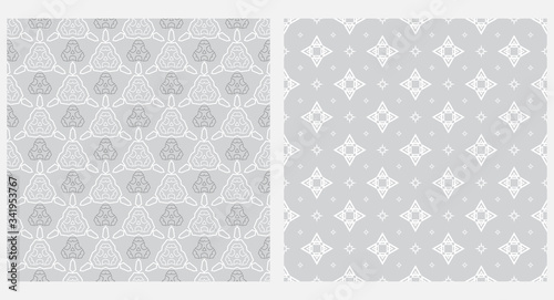 gray texture geometric patterns for backgrounds, vector