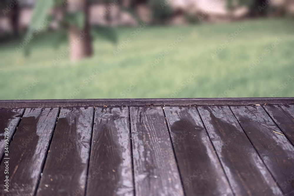 Fototapeta premium Empty wooden table background