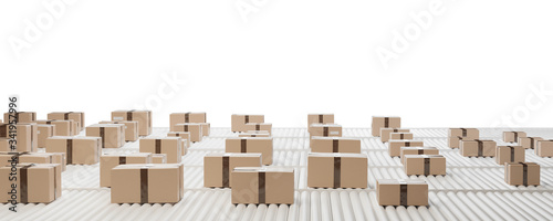 postal parcel logistics shi...