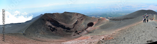 Panorama of Etna. Sicily