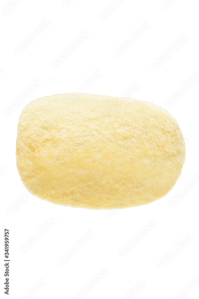 Potato chip isolated