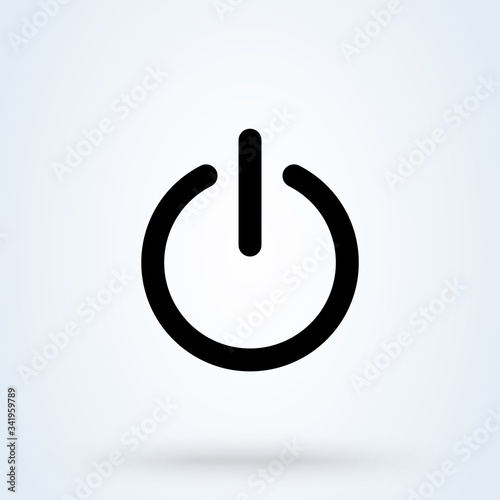 Power on icon. Power off icon. On-Off icon illustration