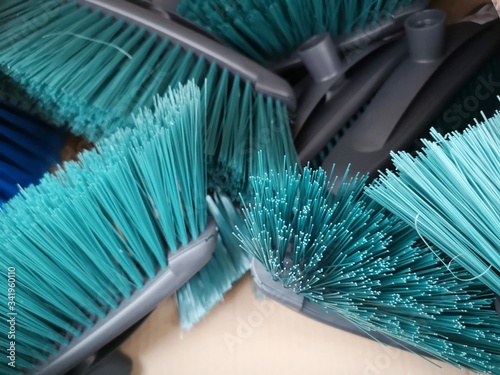 plastic brooms without rod for sale