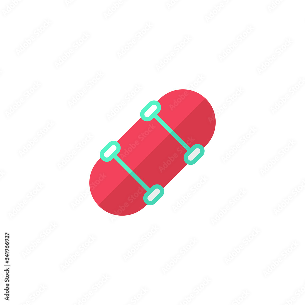 skateboard icon vector illustration flat design skateboard icon vector illustration flat design