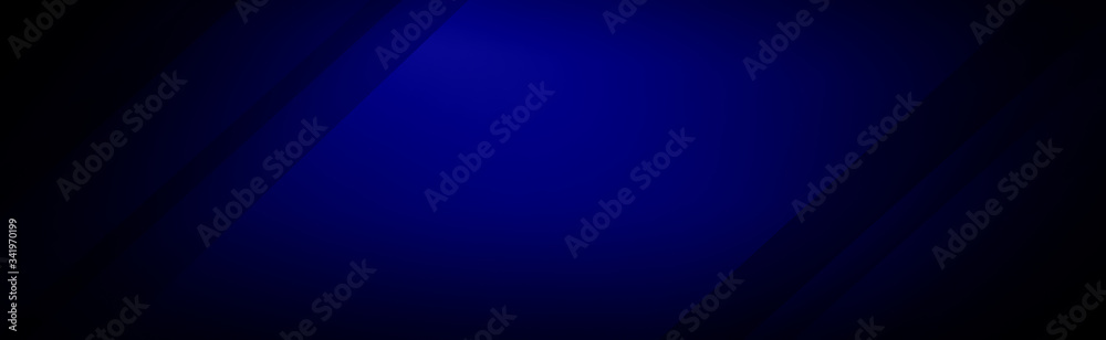 Dark blue wide banner background