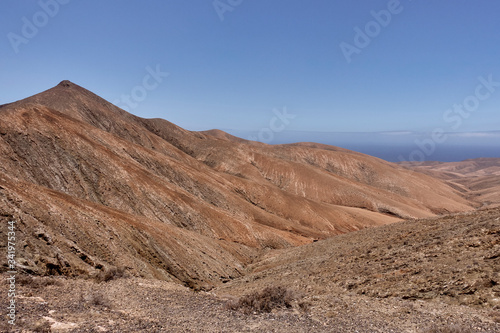Berge Fuerteventura, kanarische Inseln