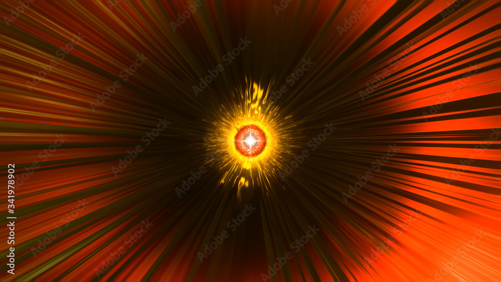 Obraz premium time warp tunnel background