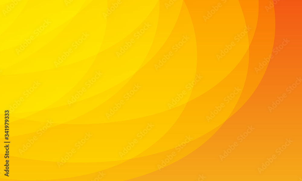 Abstract waves with orange background design.