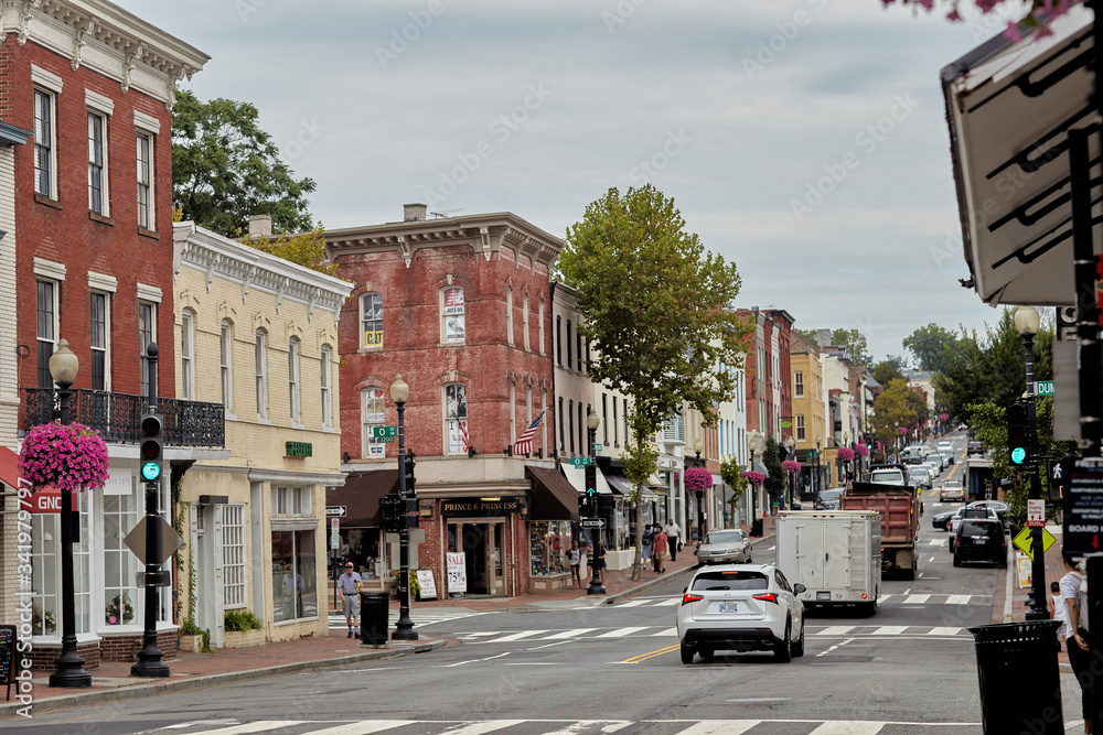 street in the city