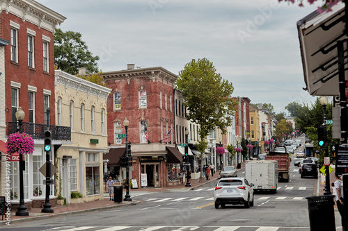 street in the city photo