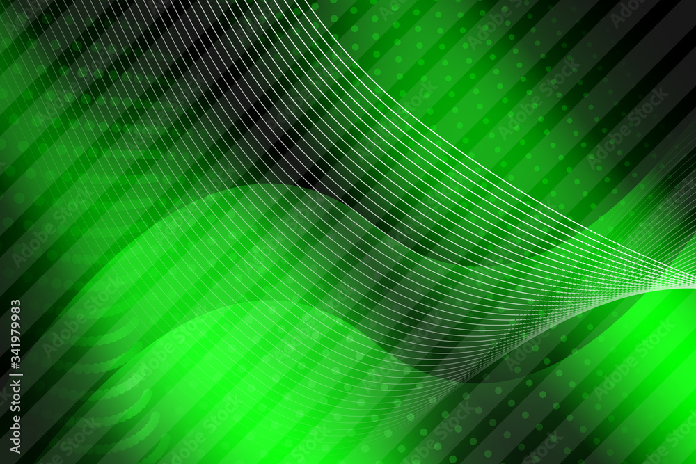 Obraz premium abstract, green, wave, design, wallpaper, light, illustration, blue, backdrop, pattern, lines, graphic, waves, texture, line, motion, digital, curve, art, yellow, energy, gradient, fractal, shape