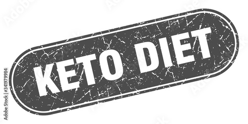 keto diet sign. keto diet grunge black stamp. Label
