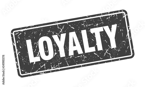 loyalty stamp. loyalty vintage black label. Sign