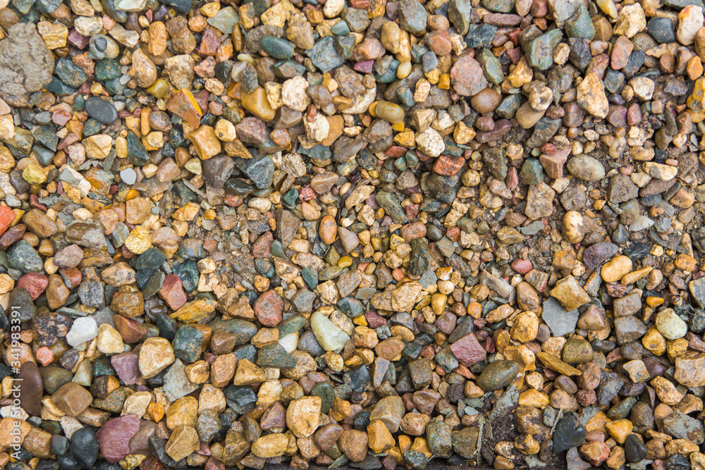 Texture of crushed stone. Background Texture of crushed stone. Background