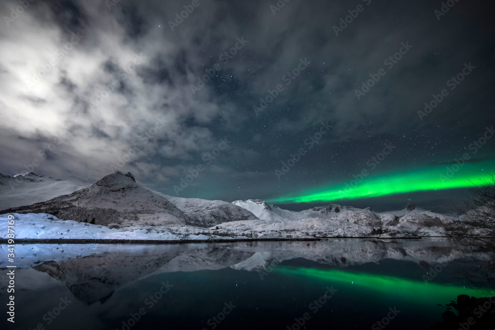 Polarlicht über den Lofoten - Norwegen im Winter