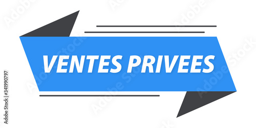 ventes privées bannière
