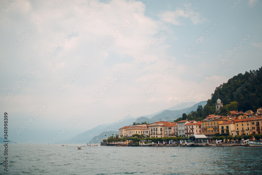 Como, Italy. Villa on lake coast.