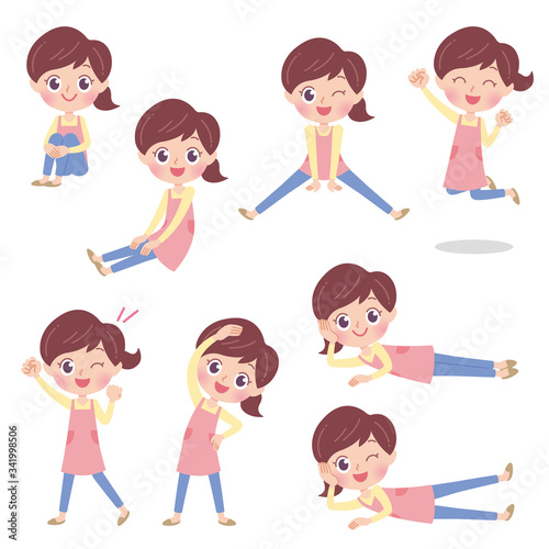 cute type nursery teacher_exercise