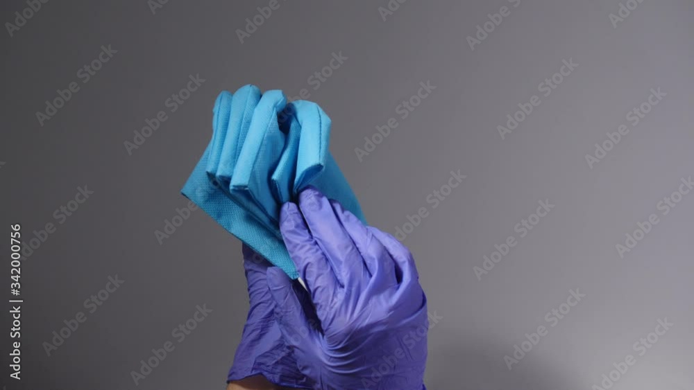 Medical worker with protective masks on grey background Medical worker with protective masks on grey background