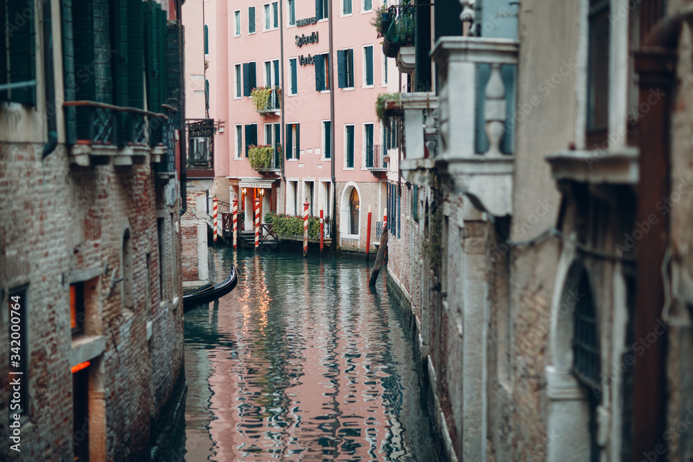 Venice Italy canals, boats and architecture