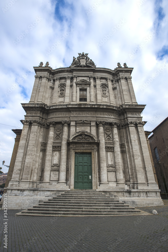 anti Luca e Martina is a church in Rome, Italy, situated between the Roman Forum and the Forum of Caesar and close to the Arch of Septimus Severus. 