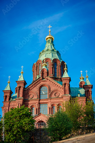 Helsinki. Cathedral of the Assumption, 1868. Arch. AM GORNOSTAYEV. The largest Orthodox cathedral in North and West Europe