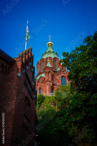 Helsinki. Cathedral of the Assumption, 1868. Arch. AM GORNOSTAYEV. The largest Orthodox cathedral in North and West Europe photo