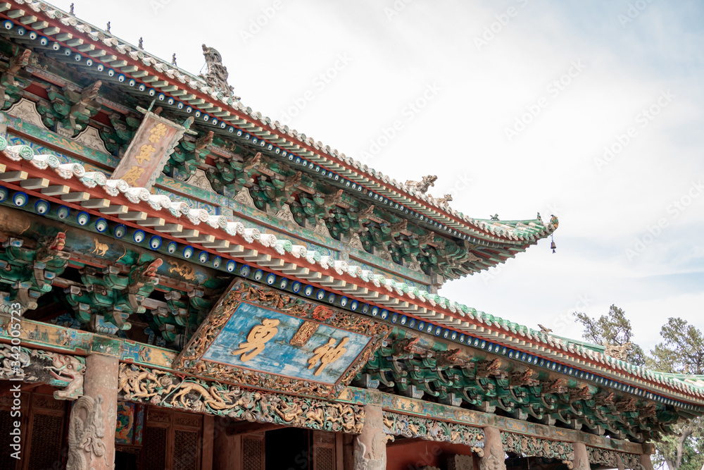 Ancient architecture in Shanxi Province, China. Ancient architecture in Shanxi Province, China.