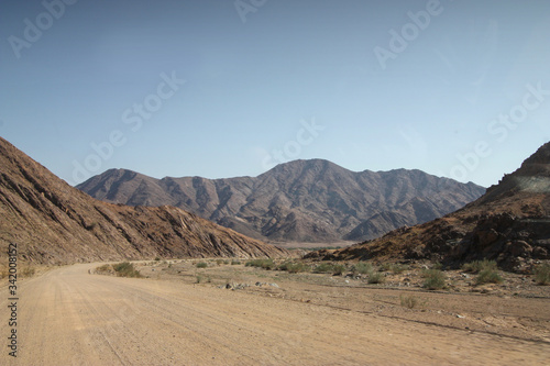 Dirt road to the mountains