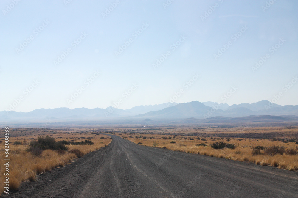 Dirt road in the desert