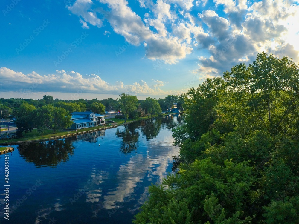 Obraz premium Riverside Town