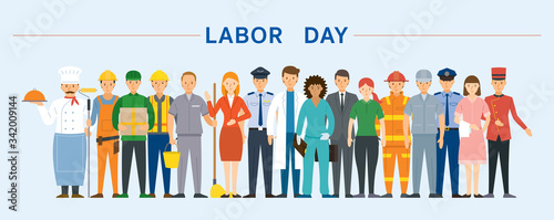 Group of People Labor, Worker, Career, Professions and Occupations, Labor Day