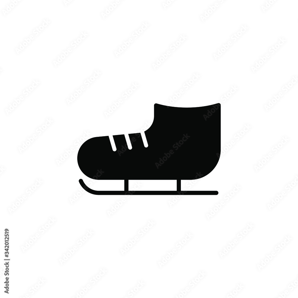 ice skate icon vector illustration glyph design ice skate icon vector illustration glyph design