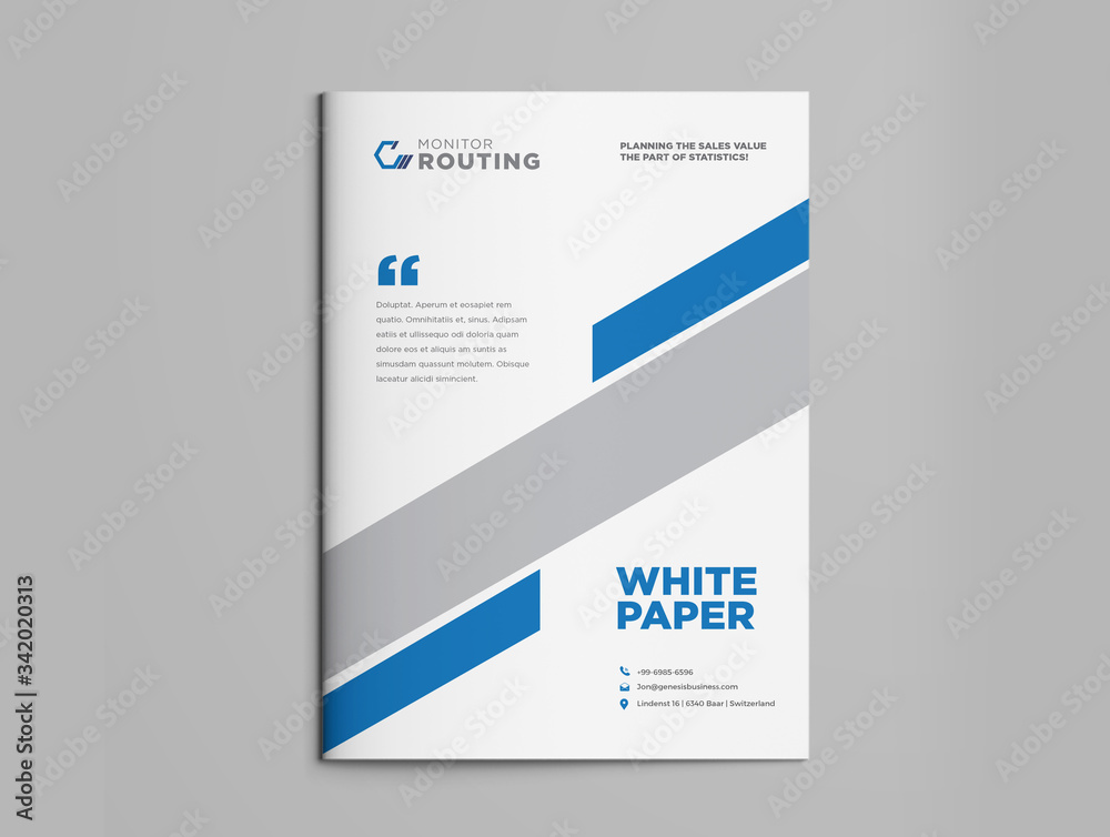 Business Brochure Cover Design | Annual Report and Company Profile Cover | Booklet and Catalog Cover Template