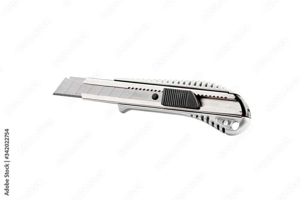 Stainless steel knife isolated on white Stainless steel knife isolated on white